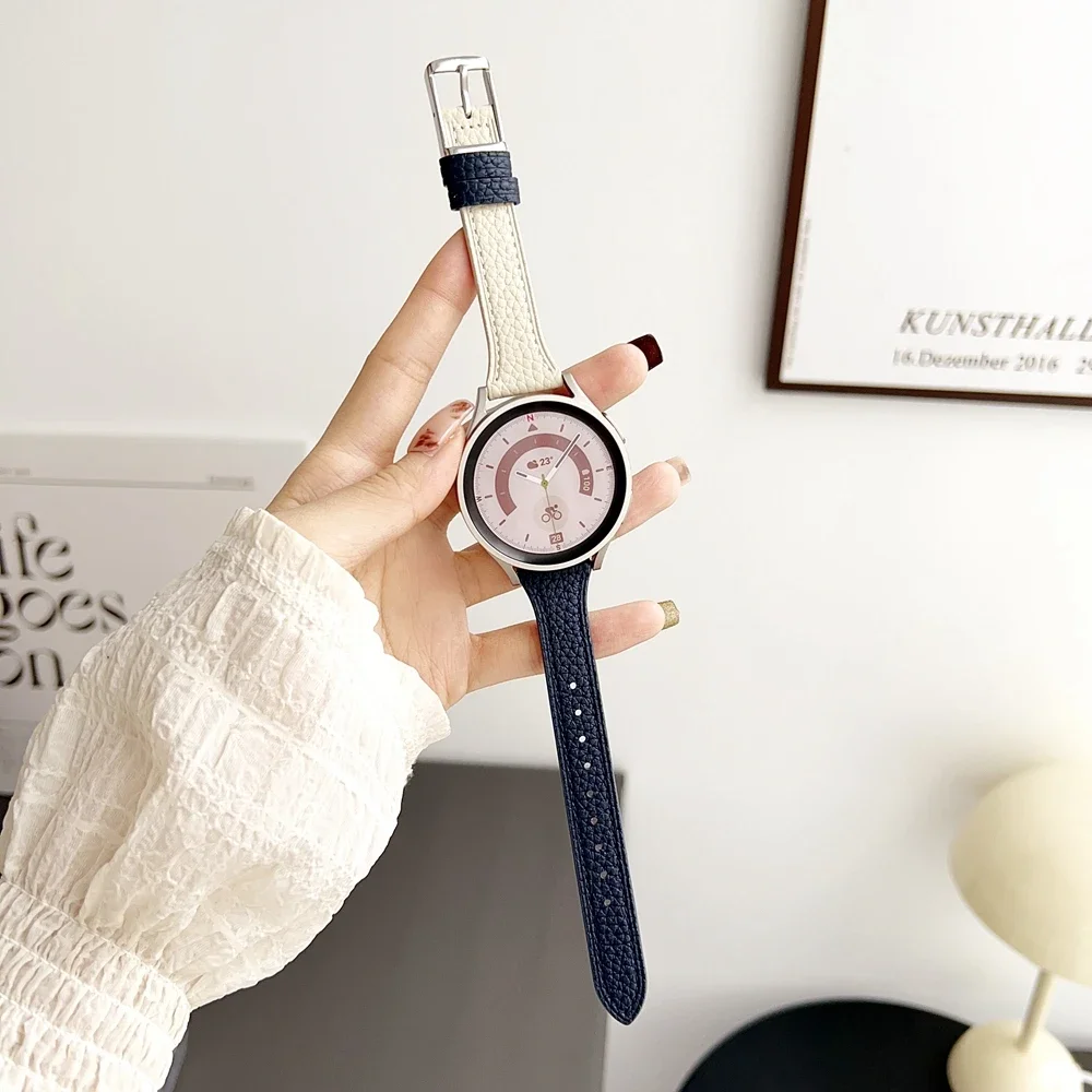 Fashion Strap band For Samsung Galaxy Watch 7 FE 5 Pro 4 6 classic 44mm 40mm sport bracelet correa leather loop