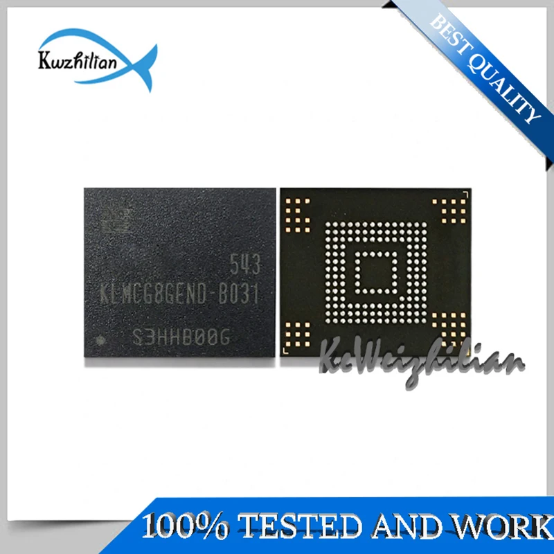 KLMCG8GEND-B031  KLMCG8GEAC-B031  64GB  EMMC  153FBGA  Version 5.0  New original and Second hand Tested OK  Memory  Hard disk IC