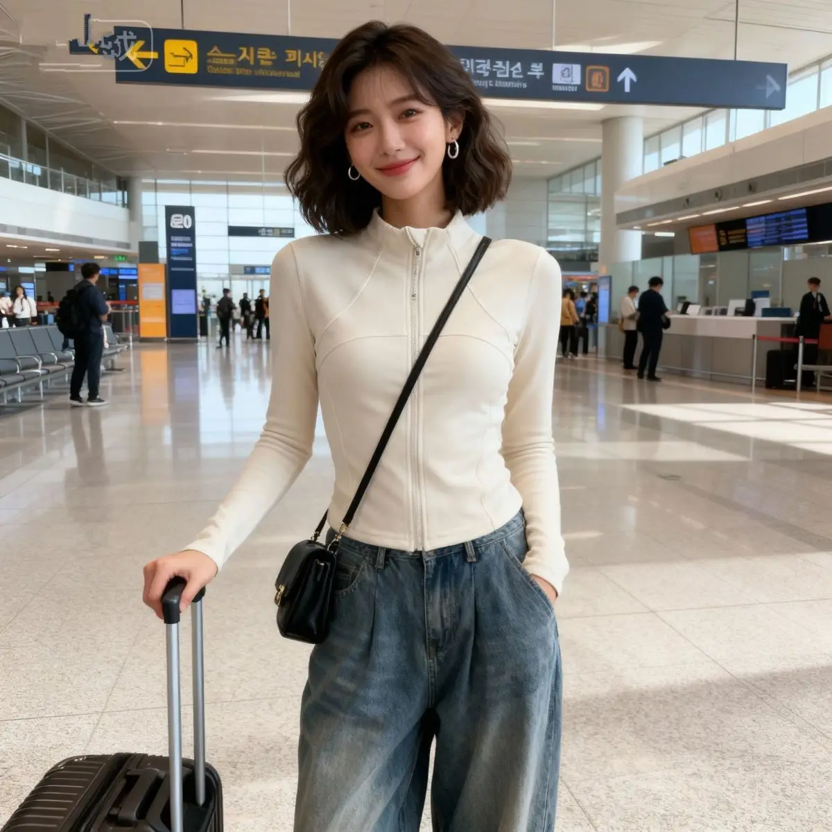 

Осенне-зимняя женская верхняя одежда на молнии с флисовой подкладкой, длинными рукавами, воротником-стойкой, приталенного кроя, модная, спортивная, для повседневной носки