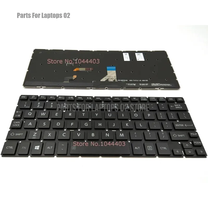 D New laptop keyboard for toshiba Satellite P25W-C2300 P25W-C2300-4K P25W-C2302 P25W-C2304-4K US With Backlit Without Frame