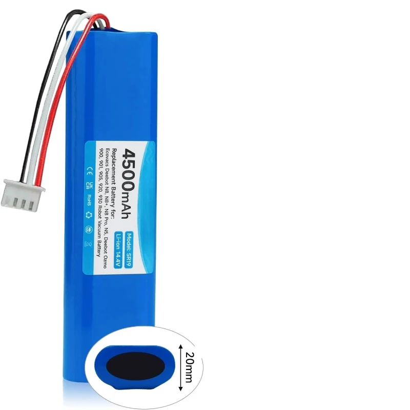 Для Ecovacs Deebot N8 Deebot N8 + Deebot N8 Pro Deebot Ozmo 900 901 905 920 930 CITYORK Робот-пылесос Литий-ионный аккумулятор