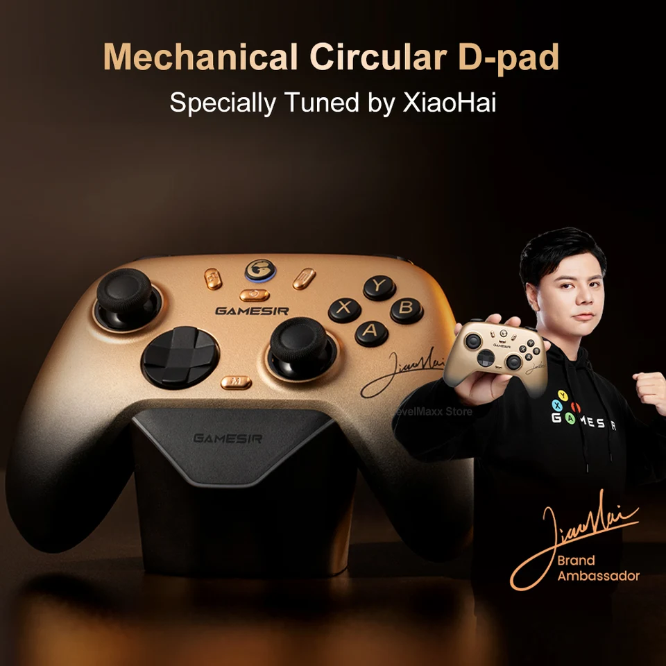 Gamesir Nova 2 Lite Controlador para PC Nintendo Switch Bluetooth Inalámbrico Efecto Hall Latencia Ultra Baja de Palanca Bumper Mecánico 2