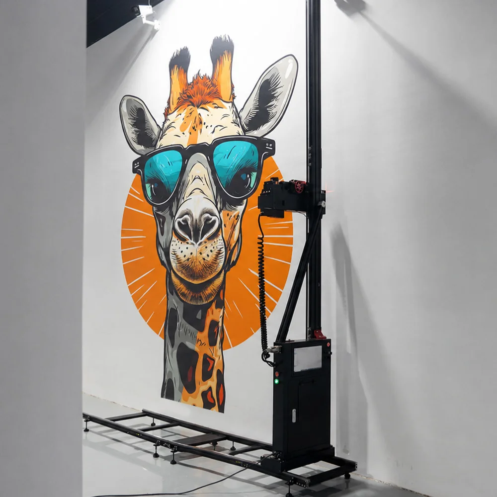 Vertical UV Printer 3D Effect Wall Painting Machine 1440x1440dpi For Acrylic Glass Wood Metal Signage Board Customized