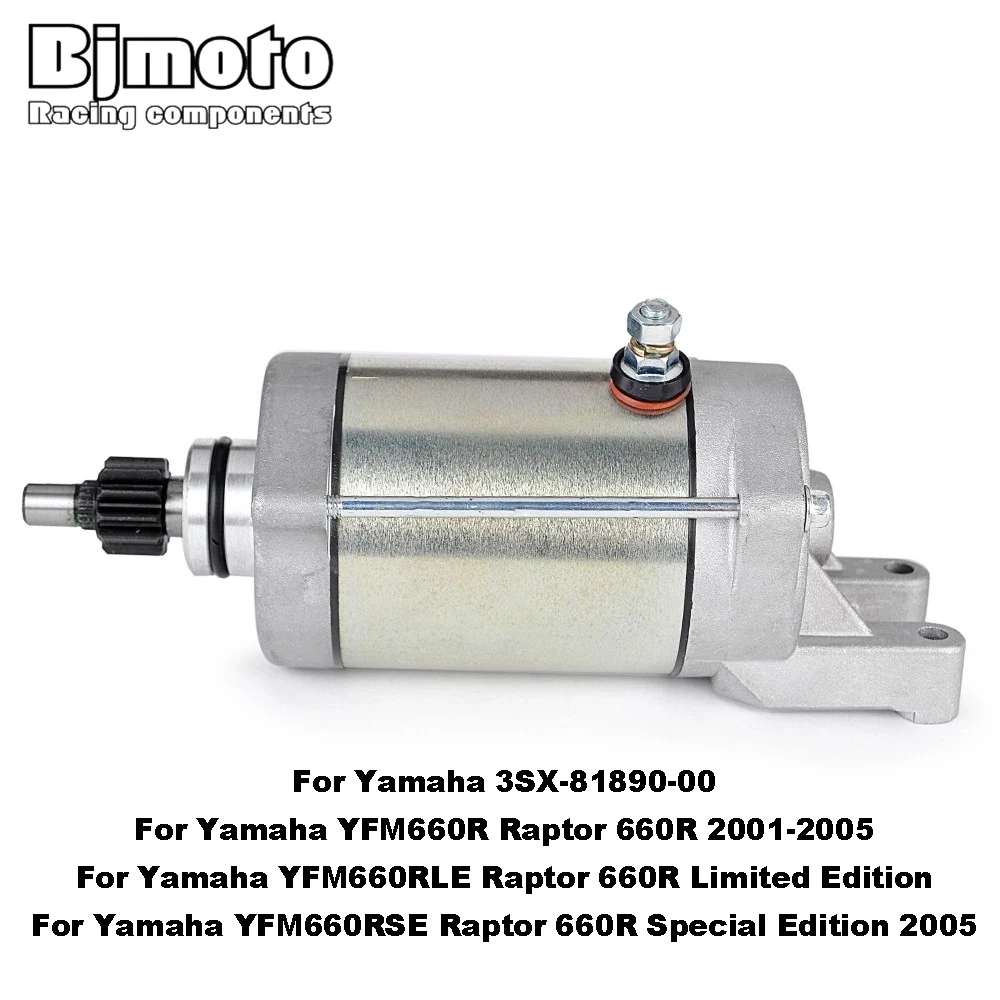 Starter Motor For Yamaha YFM660R Raptor 660R 2001-2005 for CFMOTO CF500 CF188 CForce 500 UForce ZForce 600 Z6 X6 X5 0188-091100