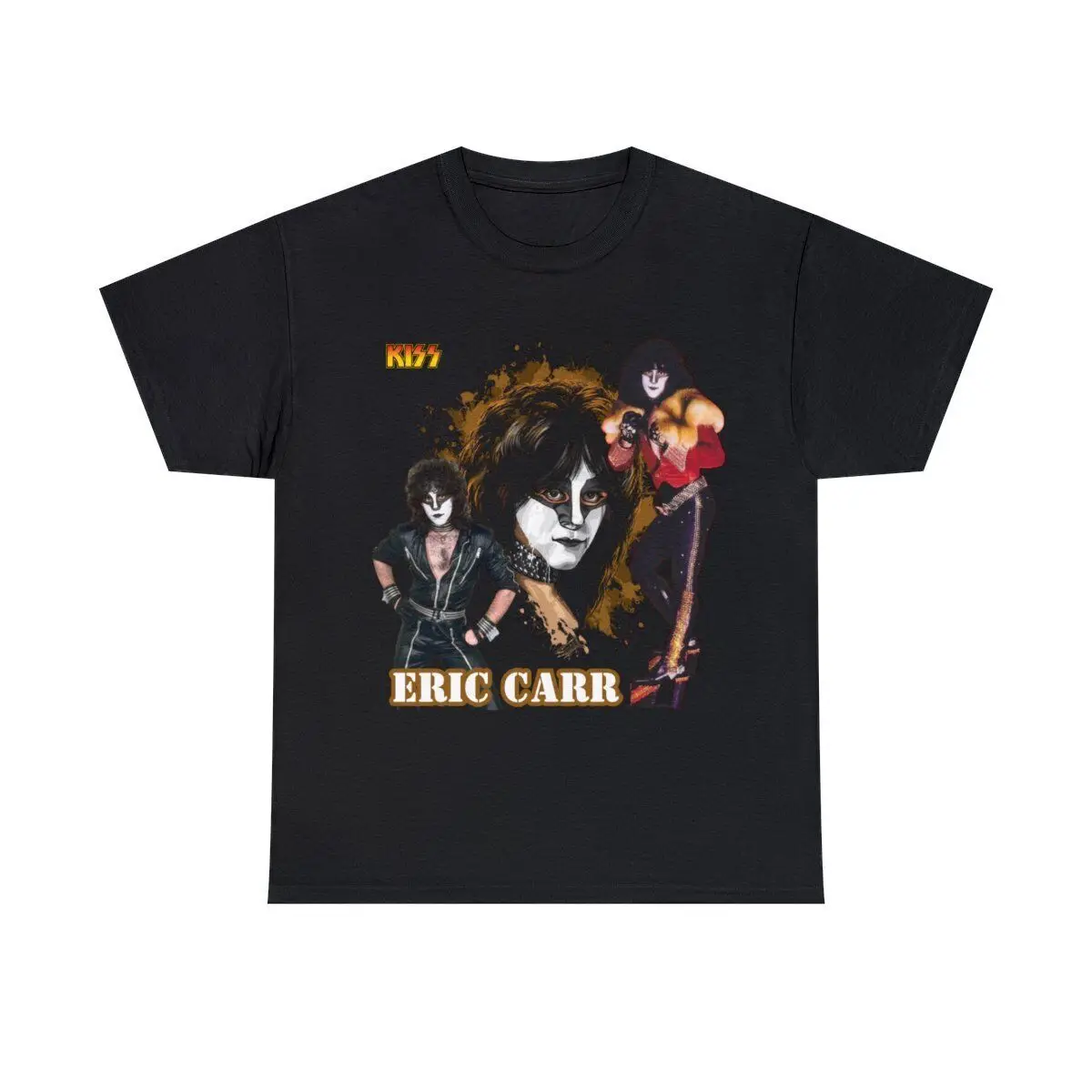 Kiss Eric Carr Unisex Heavy Cotton Tee, Kiss Fan Tee, Eric Carr, Kiss Band