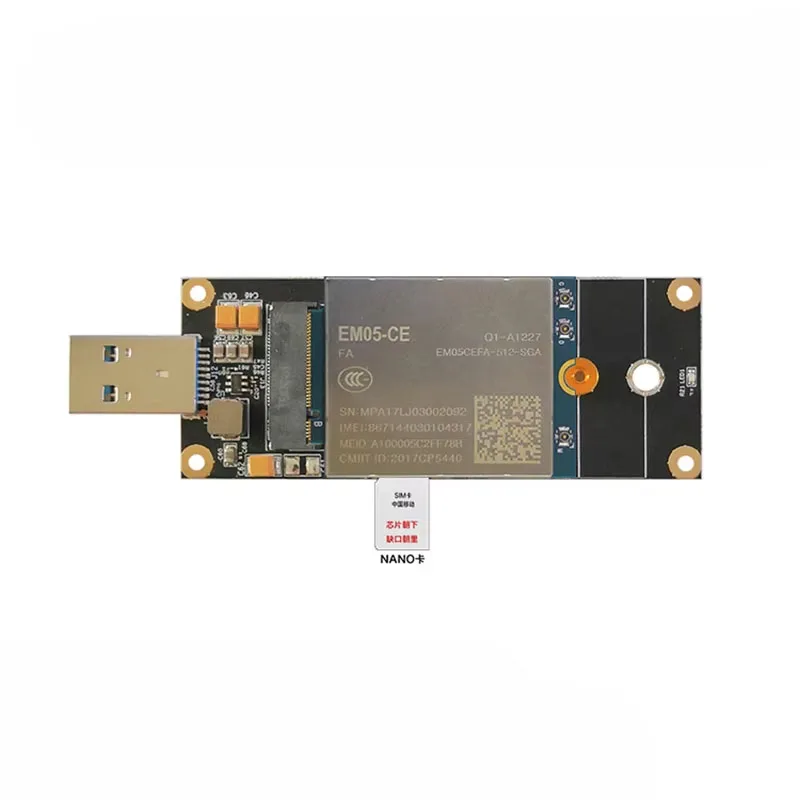 4G Adapter Board Development Board M.2 WIFI NGFF to USB 3.0 for Quectel EM05 EM06 EM12-G EM20-G SIMCOM Module SIM Card
