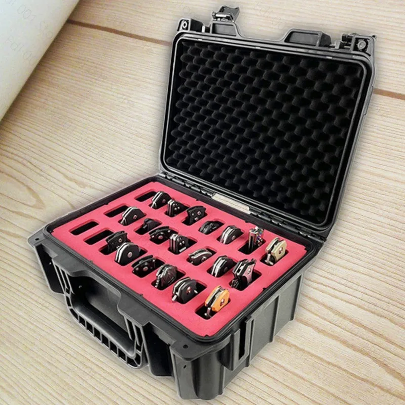 

Collection Box Edc Portable Folding Knife Storage Box Butterfly Knife Swiss Flail Knife 24slots