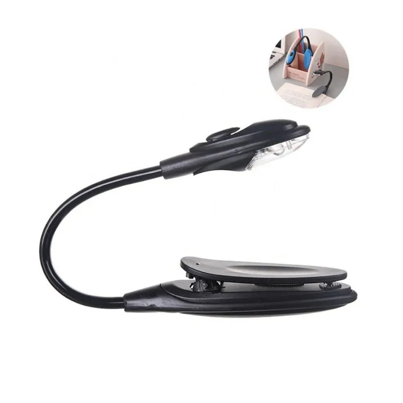 

Led Book Light Mini Clip-On Flexible Bright LED Lamp Light Book Reading Lamp for Travel Bedroom Book Reader Christmas Gifts