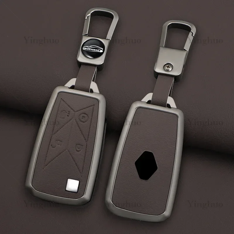 Zinc Alloy Car Remote Key Case Cover 4 Button For Renault Pickup Truck Lorry Gama Seris T C K Ignition Euro Keychain Accessories view 6