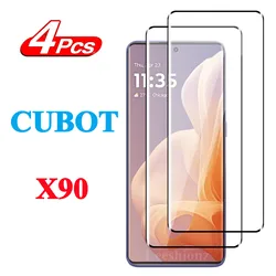 1/4Pcs Curved Glass For CUBOT X90 Screen Protector Glass