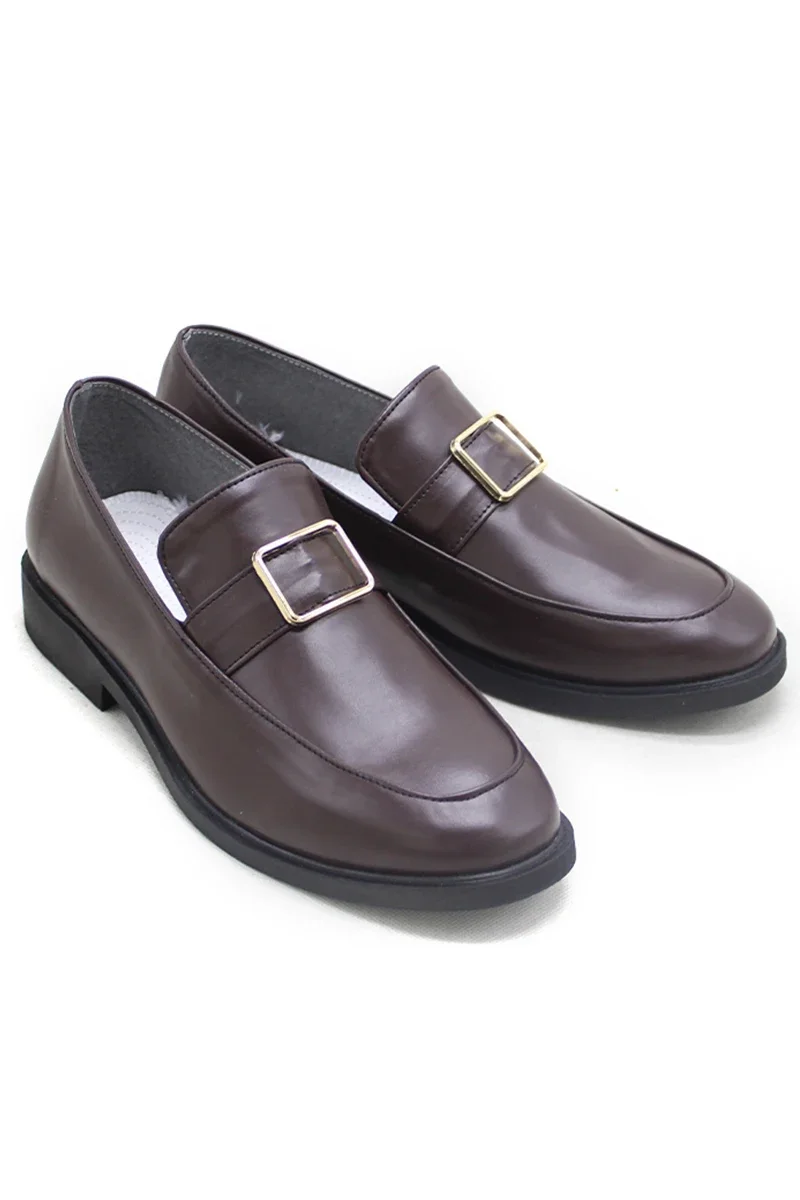 أحذية Lovelive Nijigasaki الثانوية Emma Verde التأثيرية أحذية الدعائم PU أحذية من الجلد أحذية كرنفال الهالوين مصنوعة حسب الطلب