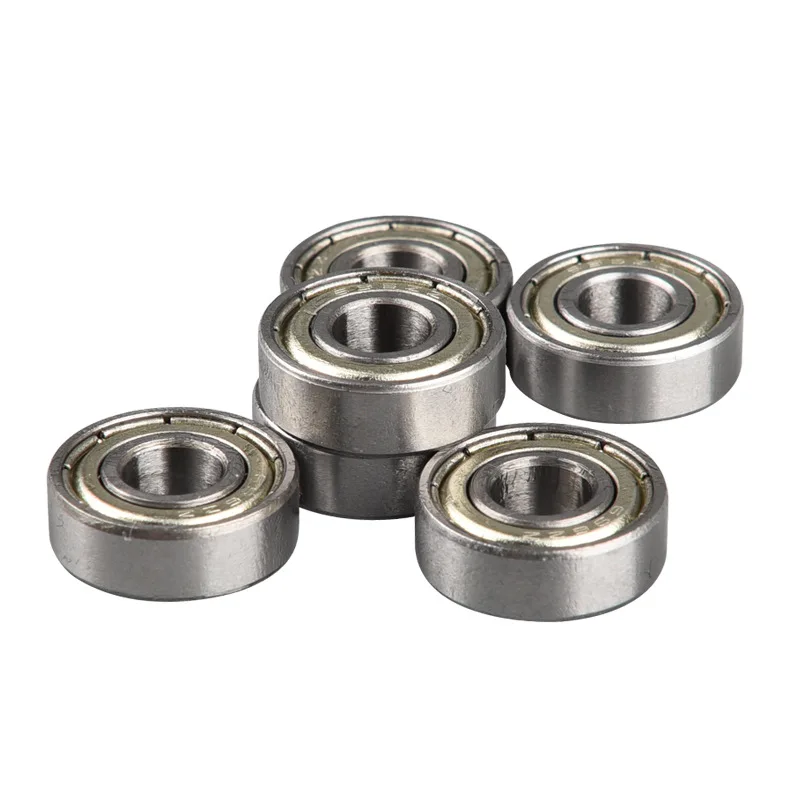 10Pcs/Set 688zz Metal Ball Bearings Set Sealed Deep Groove Radial Ball Bearing for Skateboard Scooter 3D Printers 8 x 16 x 5mm