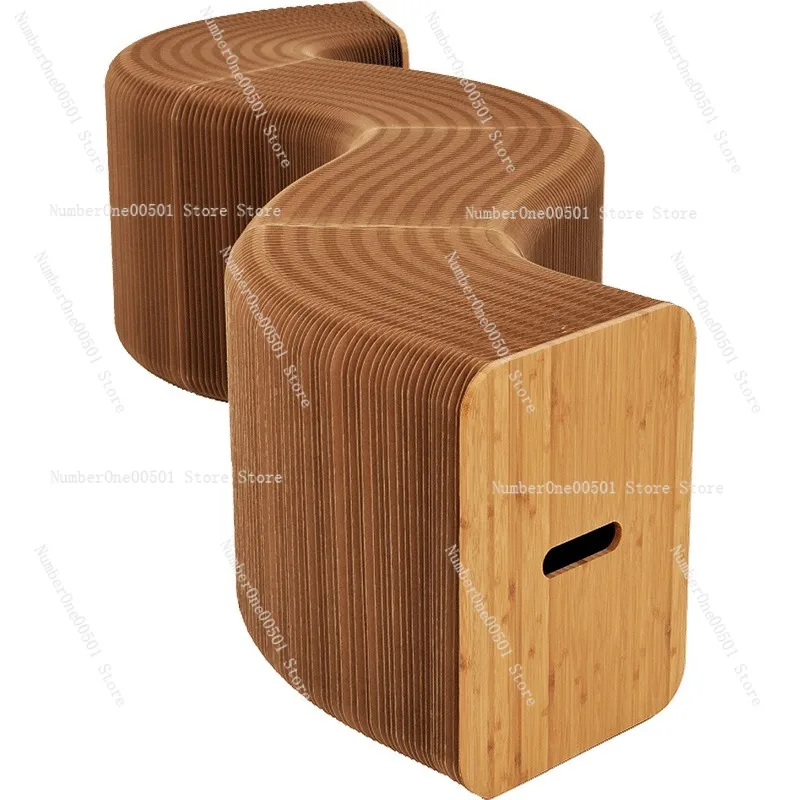 Shoe changing stool Organ retractable folding deformation hospitality area bench end of bed multi-functional light luxury door
