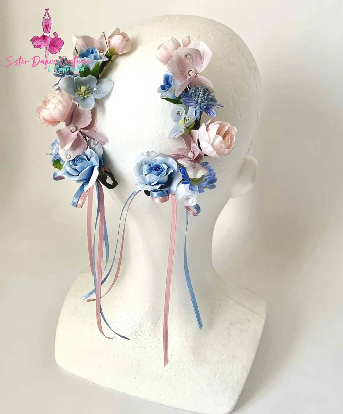 Handmade private custom adult children performance competition ballet headwear headcap