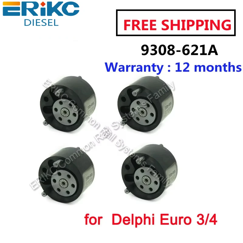 

ERIKC 4 PCS FREE SHIPPING 9308-621A Automatic Fuel Injector Parts 9308 621A Control Valve 9308621A 9308Z621A FOR DELPHI