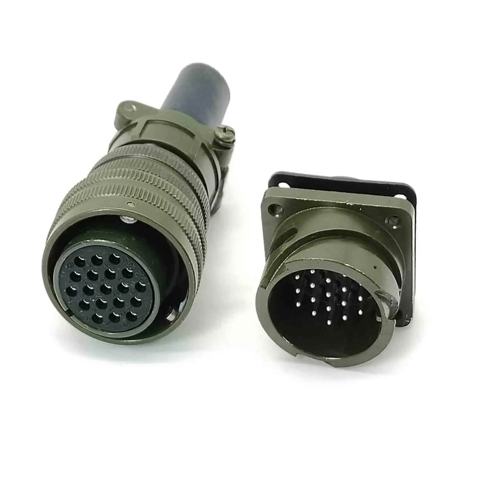MS3106A22-14 Plug MS3102A22-14 Socket 19Pin Bayonet Circular Aviation Connector Male Female Pair