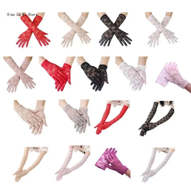 

Sexy Long Gloves Proms Gloves for Opera Stage Performances Evening Dinner Women Gloves Lady Gloves XXFD