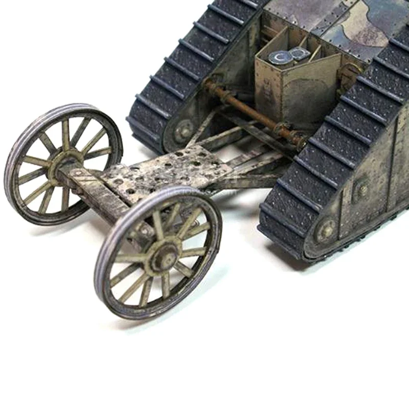 1:35 Scale WW I British Mark.I Male Tank Model DIY 3D Paper Card Building Sets Construction Educational Military Model Toys