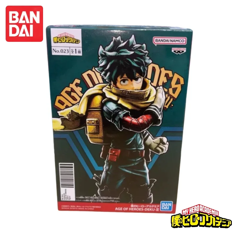 

In Stock 100% Origina Bandai Banpresto My Hero Academia Midoriya Izuku-3 L Action Figure Figurine Age of Heroes Ornaments