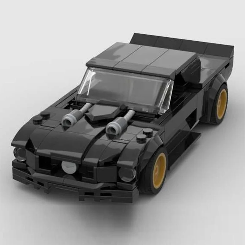 City Car Model MOC Building Bricks High-Performance Drifting Vehicle Modular Technology Children Holiday Gifts Assemble Toy Suit