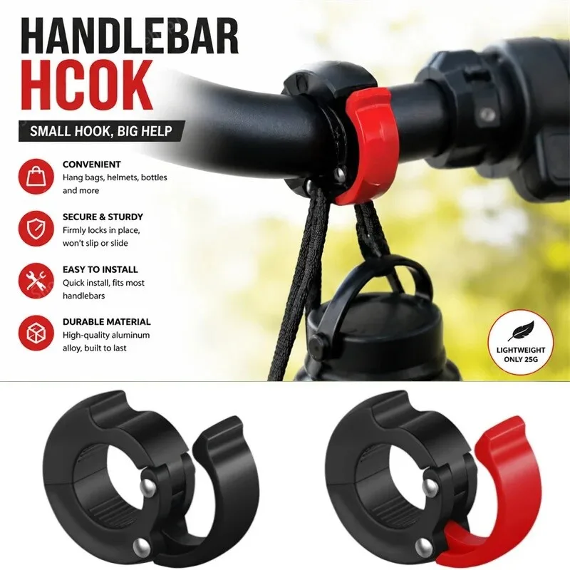 SEAMETAL Replaceable Bikes Hanging Bag Hook Multi-function ABS/Aluminum Motorcycle Hanger Hook Helmet Hooks for Motorcycle Bikes