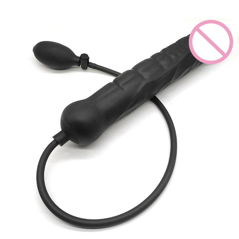 Inflatable Big Dildo Butt Plug Vagina And Anus Expansion Masturbator Prostate Stimulation Massage Anal Plug Couple Anal Sex Tool