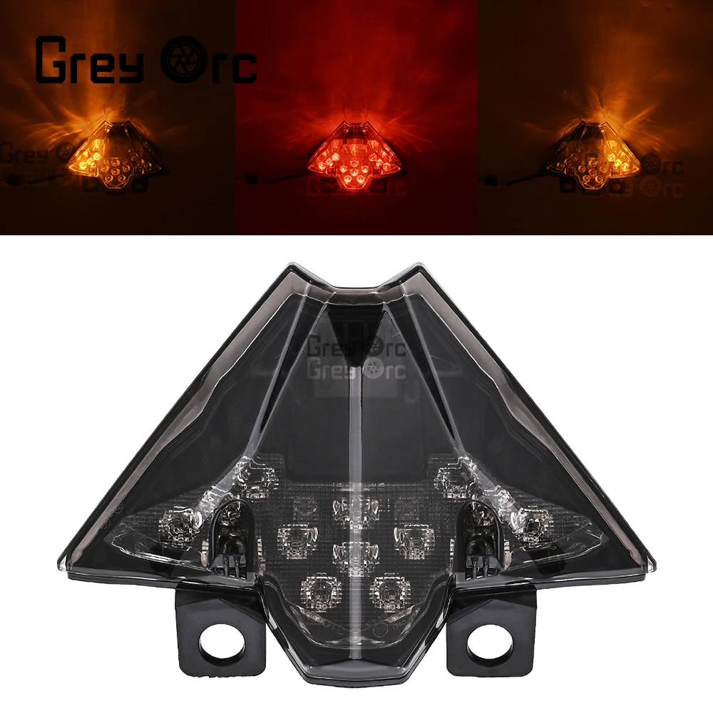 

For Kawasaki Ninja500/SE Z500 EX500 2024-2025 Accessories Motorcycle LED Rear Taillights Brake Turn Signal Integration