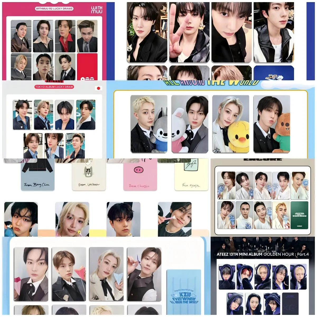 

2026 New 7/8 Albums Card SKZoo Stray Kids SK BT SW NO TRAGEDY Photo Card Mingxin Album LOMO Card Fan Collection KPOP Gift