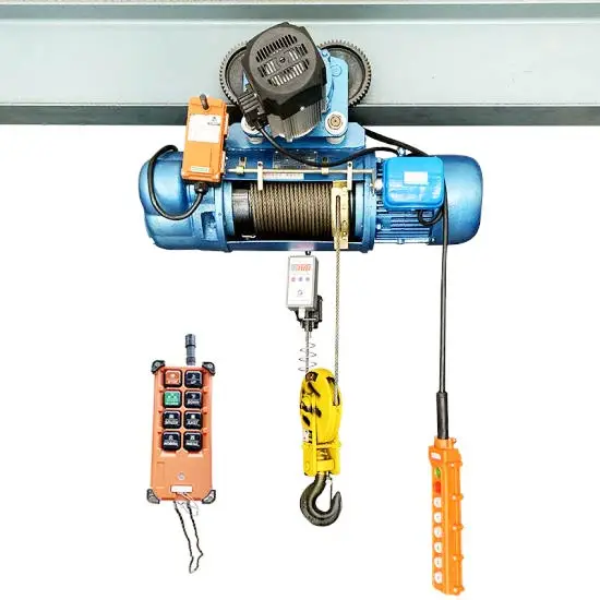 SGY New G80 5 Ton Remote Control Mini Electric Trolley Wire Rope Electric Hoist Electrical Tools for Construction