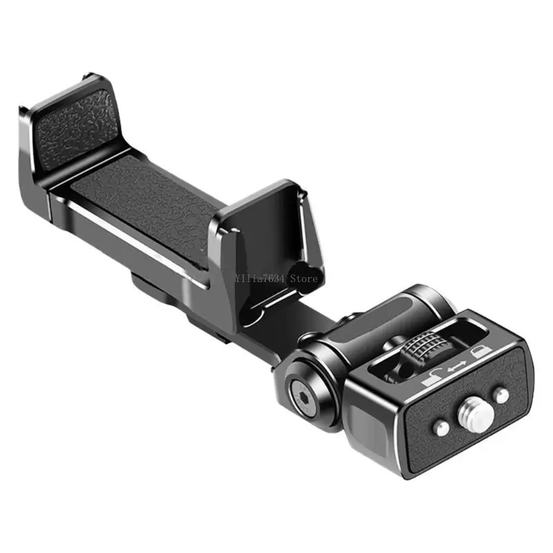 

Tripod Mount Adapter Cellphone Clip Holder Vertical 360 Stand with 1/4 Screw
