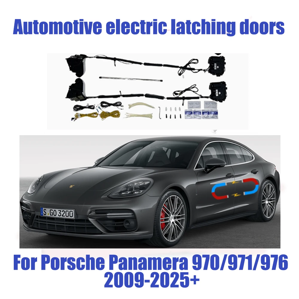 For Porsche Panamera 970/971/976 2009-2025+ Car Close Doors Super Silence Automatic Suction Door Closing Automatic Door