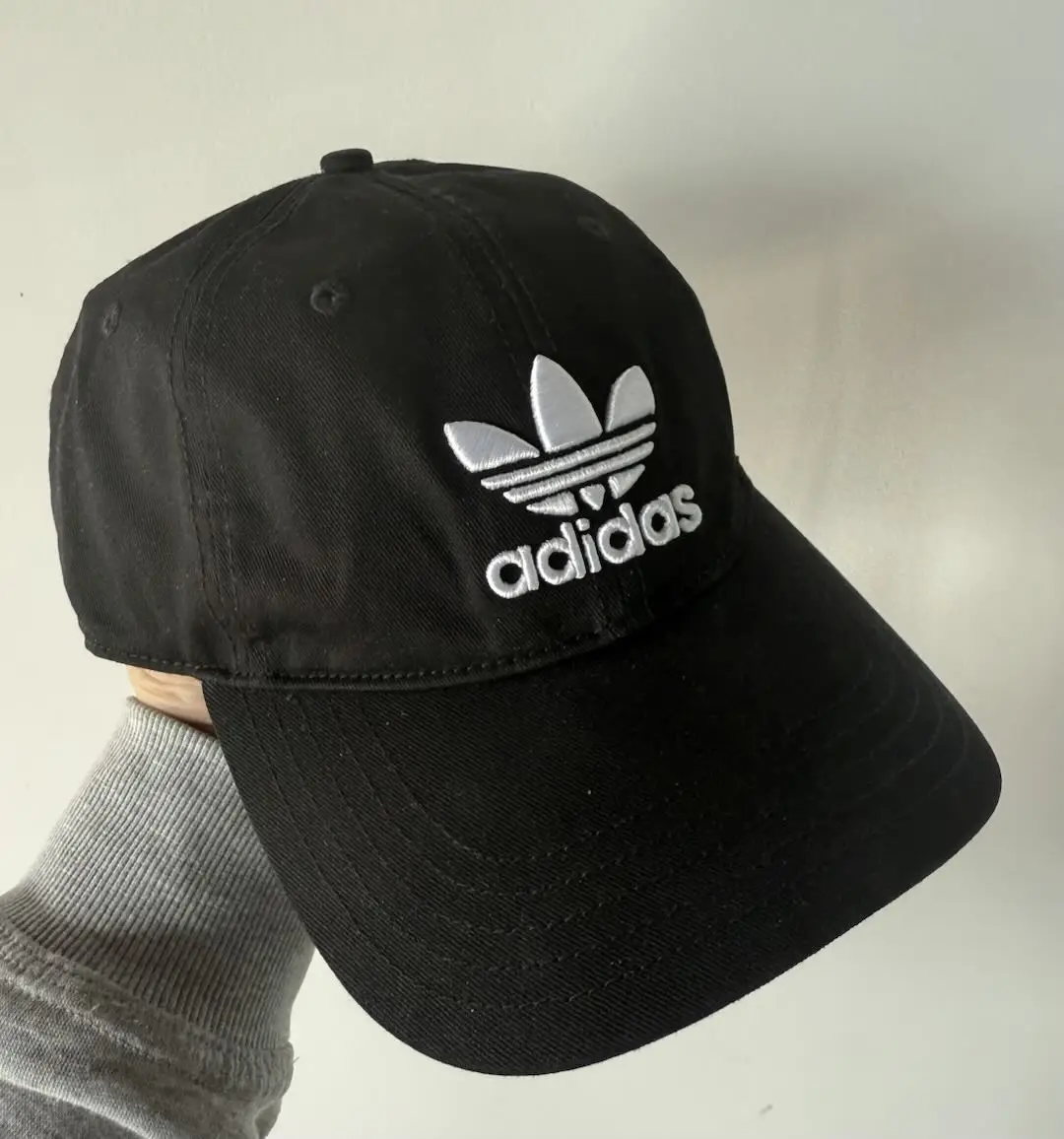 Adidas Clover Embroidered Logo Sports Baseball Cap for Men and Women Couples Suitable for Head Circumference 55-60