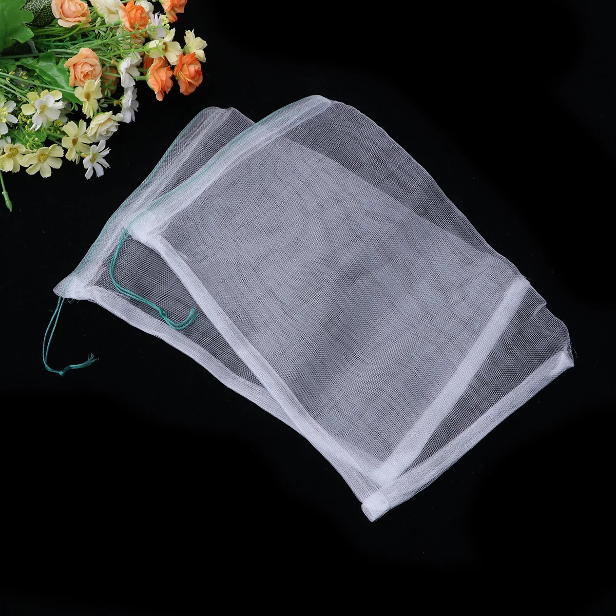 50pcs Insect Net Mesh Garden Fruit Protection Reusable Plant Cover For Pest Bird Animal Barrier Rice Soaking Bag Dragon