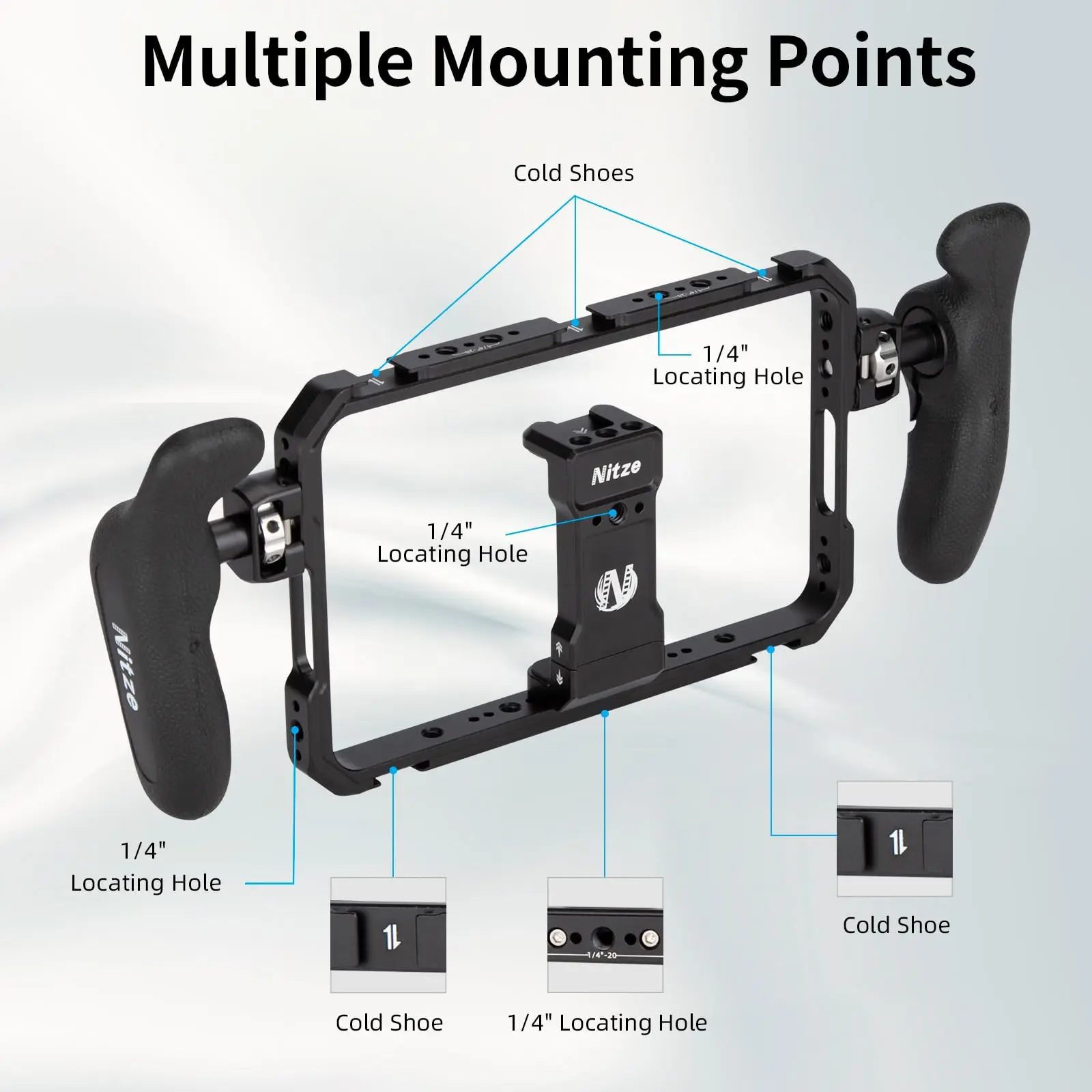 NITreflective T-MP01A/T-MP01B équipement photographique vidéo en direct téléphone portable réinitialisation Extension Smartphones jos pour diffusion en direct Vidéomaker