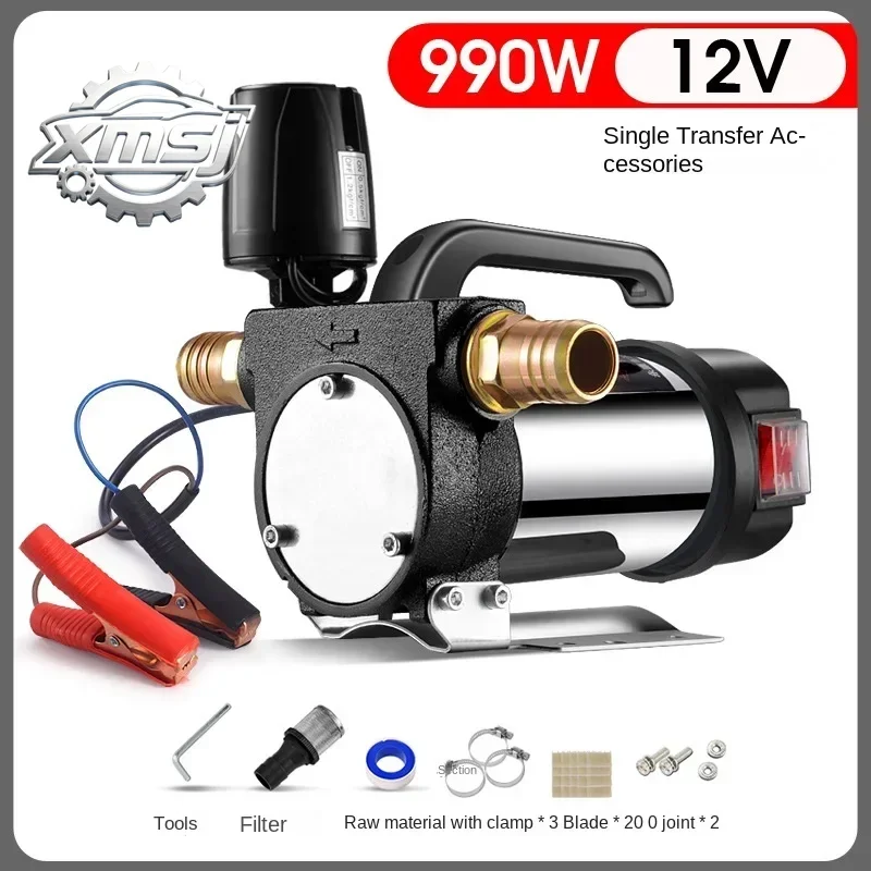 

Bomba eléctrica diésel de arranque y parada automática Durabl 990W, unidad de bombeo autocebante de aceite eléctrico, artefacto