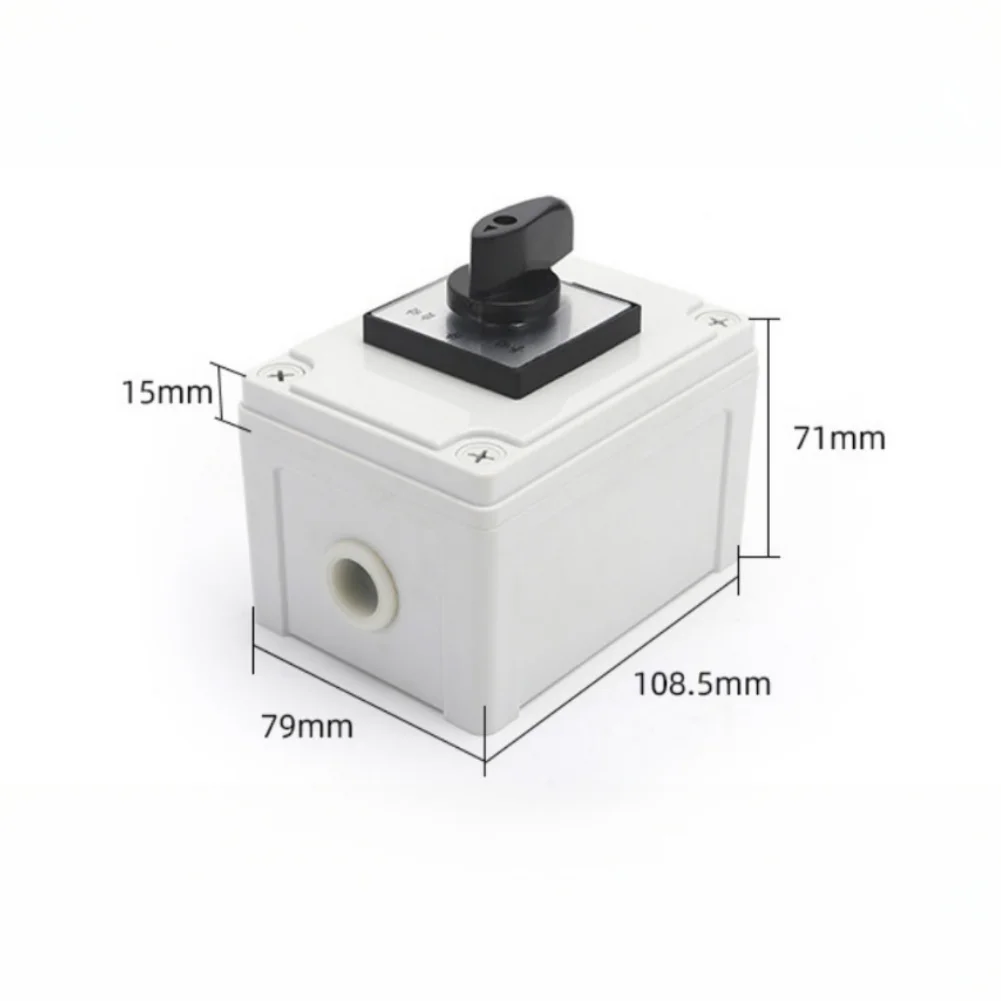 LW12-16 Electrical Changeover Switch with Waterproof Dustproof Enclosure and Silver Alloy Contact System AC380V 2. 1 Ith