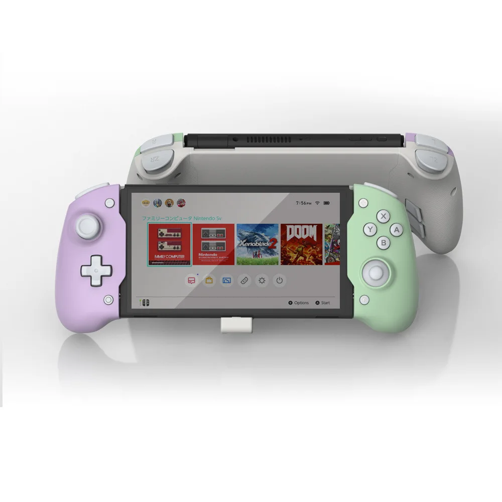 Plug and Play dla przełącznik do nintendo OLED w linii uchwyt odpowiedni 6-osiowy żyroskopowy Joypad dla N przełącznik Oded konsola do gier TNS-1125