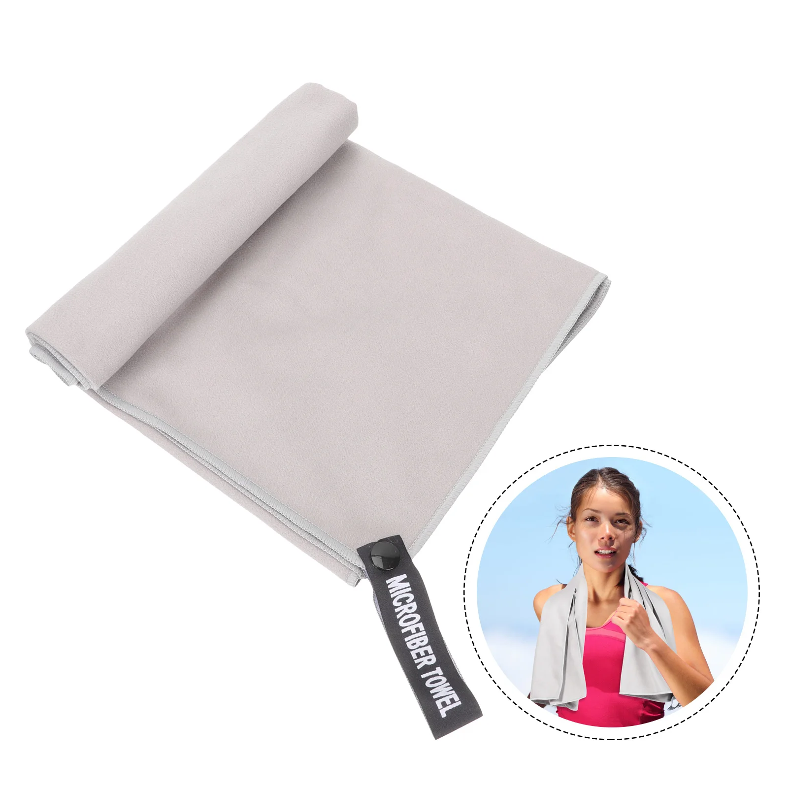 

Microfiber Quick Drying Sports Towel Sweat Absorbent Beach Towel For Outdoor Fitness Activities
