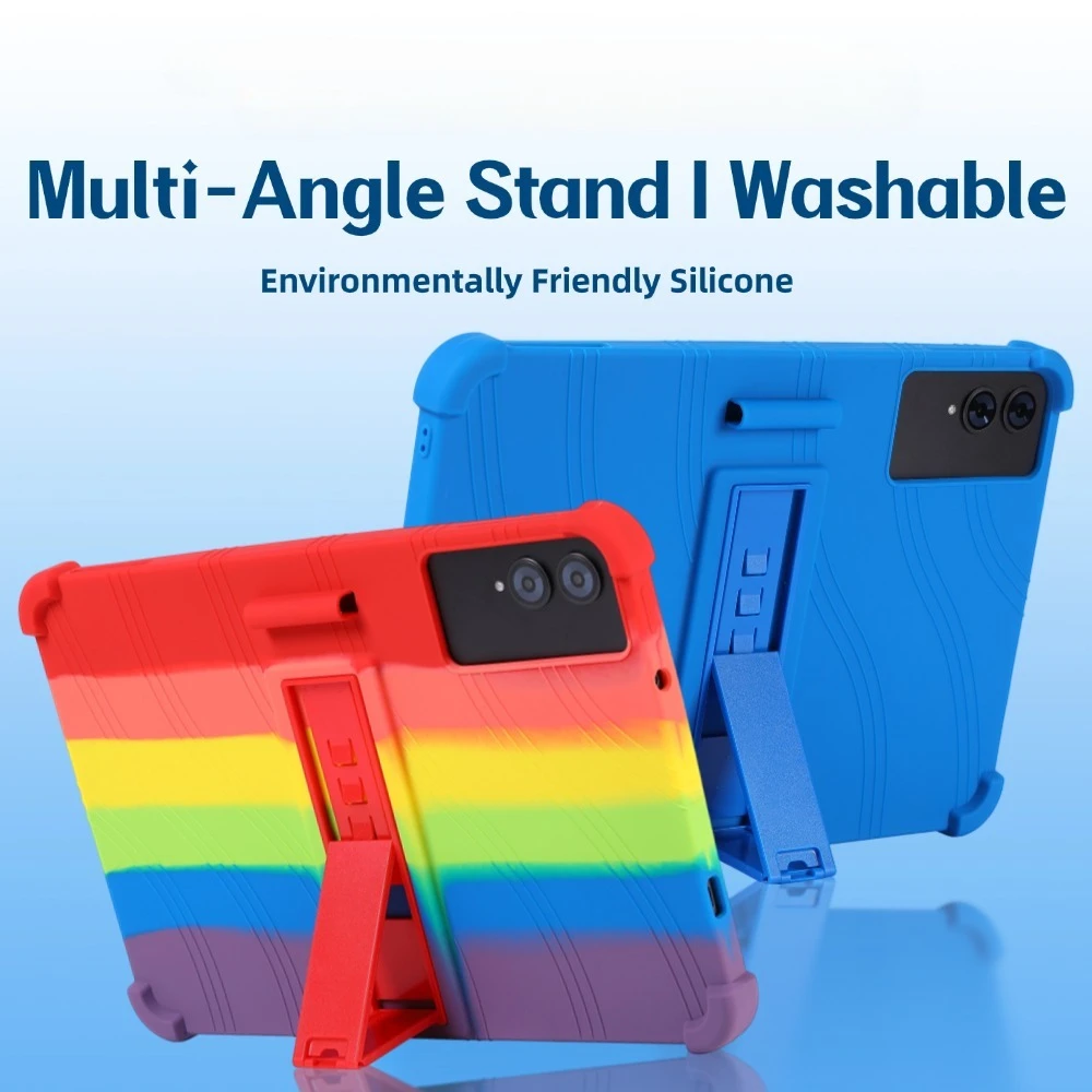 Tablet Case for Teclast T65 2026 Case Soft Silicone Shockproof Protective Shell with Kickstand for Teclast T65MAX T65Plus T65