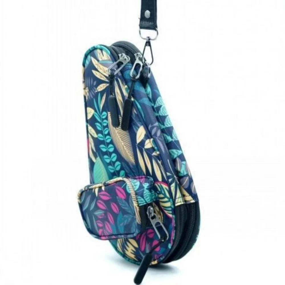 

Портативная 2-слойная оксфордская камуфляжная сумка для ракеток для настольного тенниса, водонепроницаемая с отделением для мячей, новое спортивное оборудование