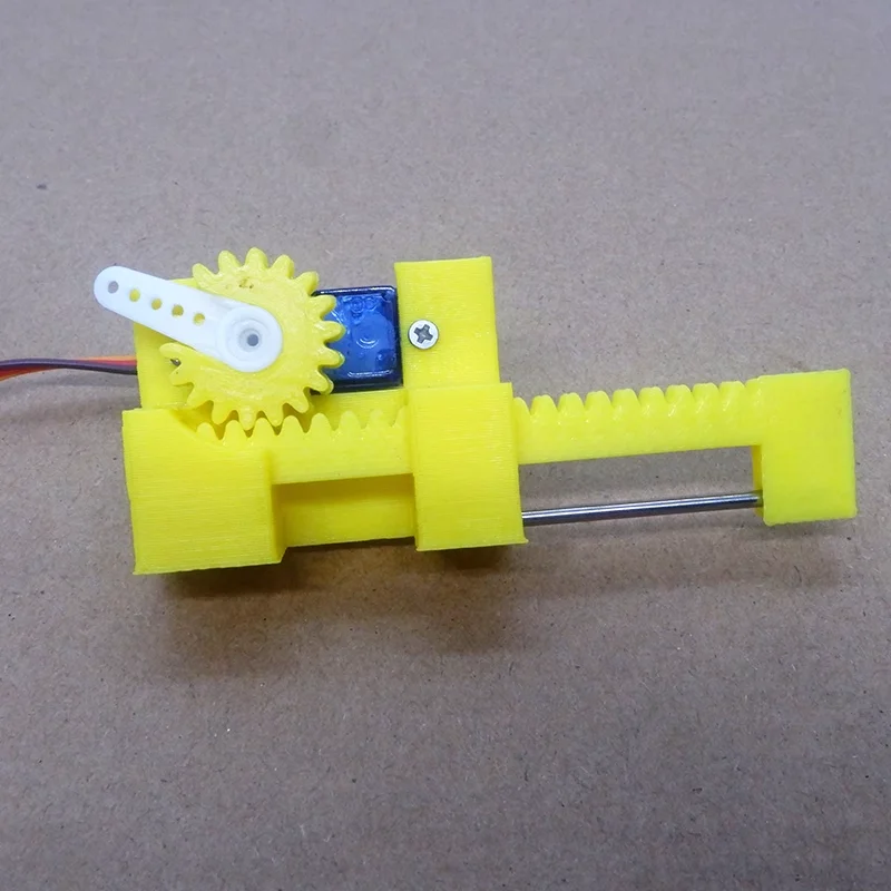 DIY 미니 서보 모터 텔레스코픽 잠금 기어 배치 및 드래그 텔레스코픽 로드, 9g