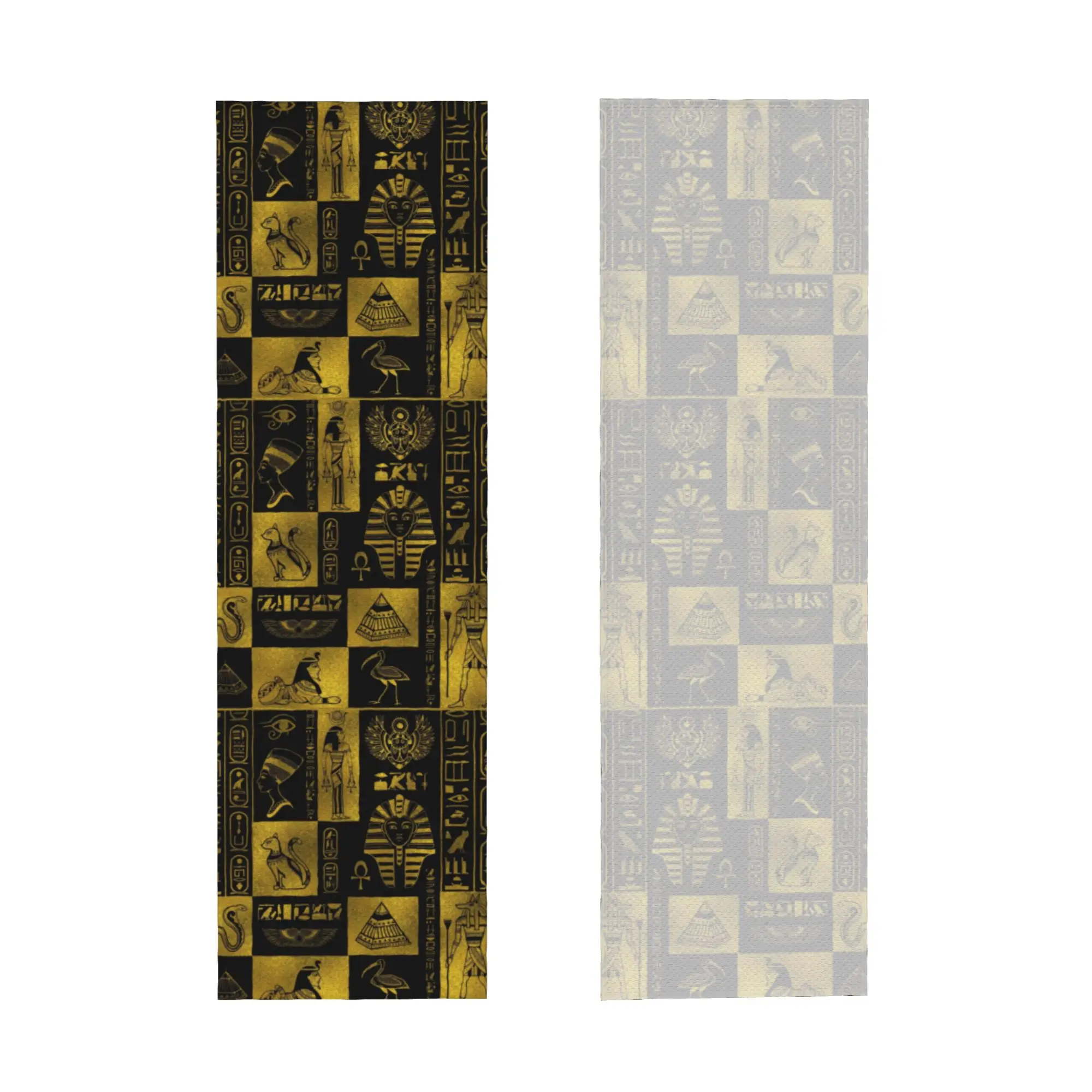 Egyptian Gold Hieroglyphs And Symbols Cold Exercise Towel   Super Soft Breathable Instant Cooling Towel Yoga Towels