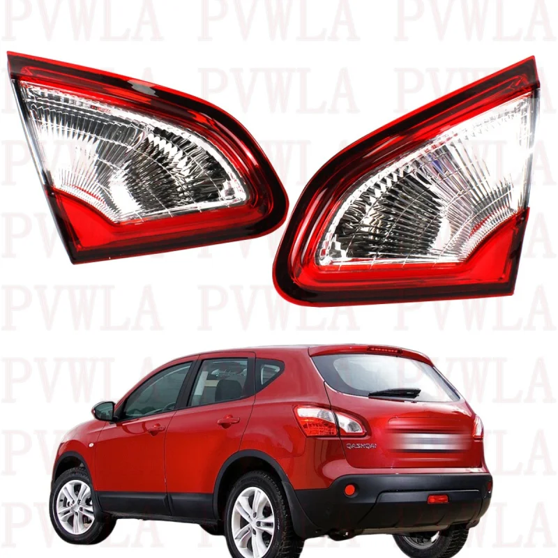 

Inner Side Tail Lamp Rear Lights without Bulbs and Cables 26559-BR014 26555-BR014 For Nissan QASHQAI 2010 2011 2012 2013