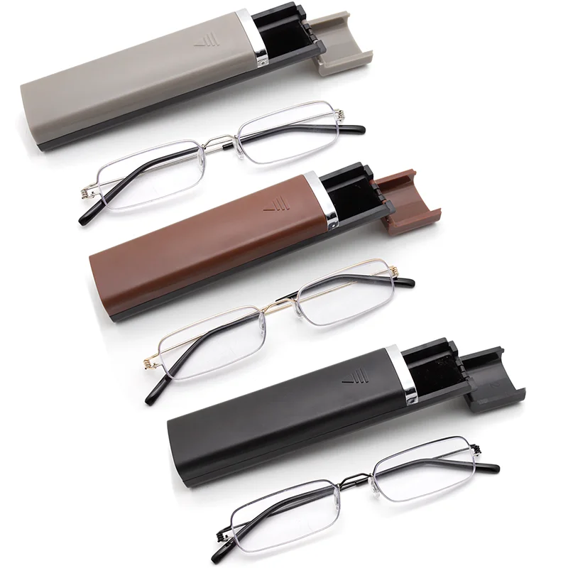 High-End Ultra-Light Screwless Design Fine Thread lightweight Super Elastic High-Definition Blue Light Blocking Reading Glasses