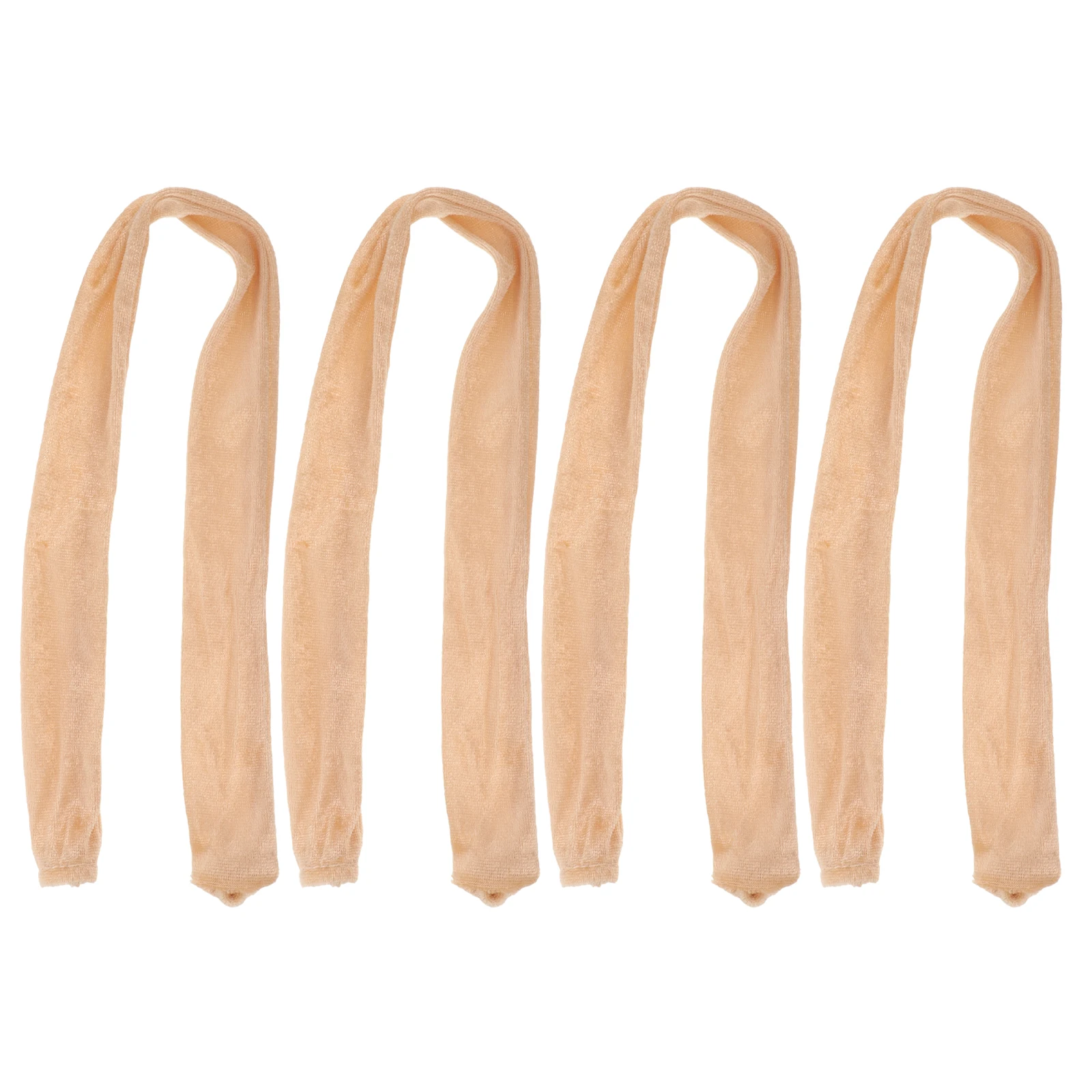 

4pcs Hanging Lamp Cord Cover Chain Sleeve Cloth 0 6m Beige Chandelier Wire Accessories Rust Proof Durable Practical