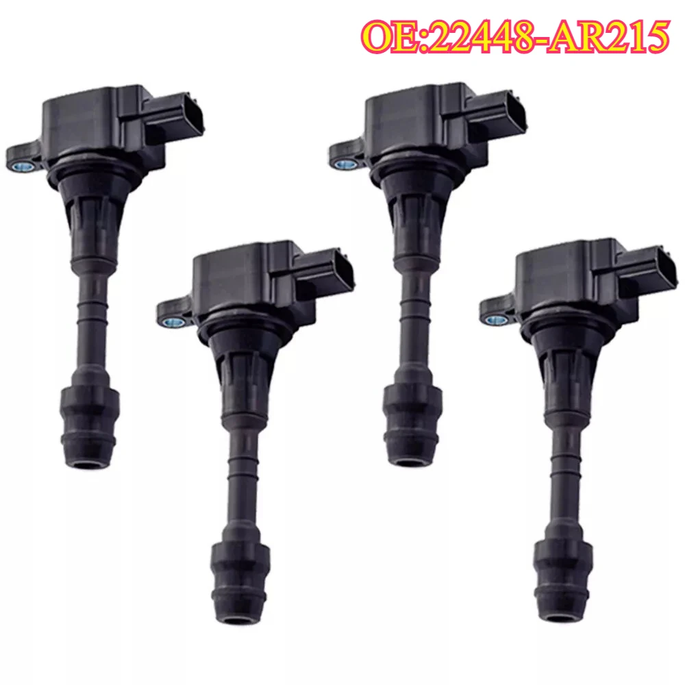 

Original High Quality New for 4PCS 22448-AR215 Ignition Coil For FX45 M45 Q45 Y61 I6 4.8L ST ST-L TI ST-S 01-07 22448AR215