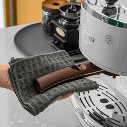 10Pcs Super Absorbent Barista Bar Towel Microfiber Dish Towel Waffle Absorbent Barista Bar Kitchen Cleaning Cloth Cleaning Towel