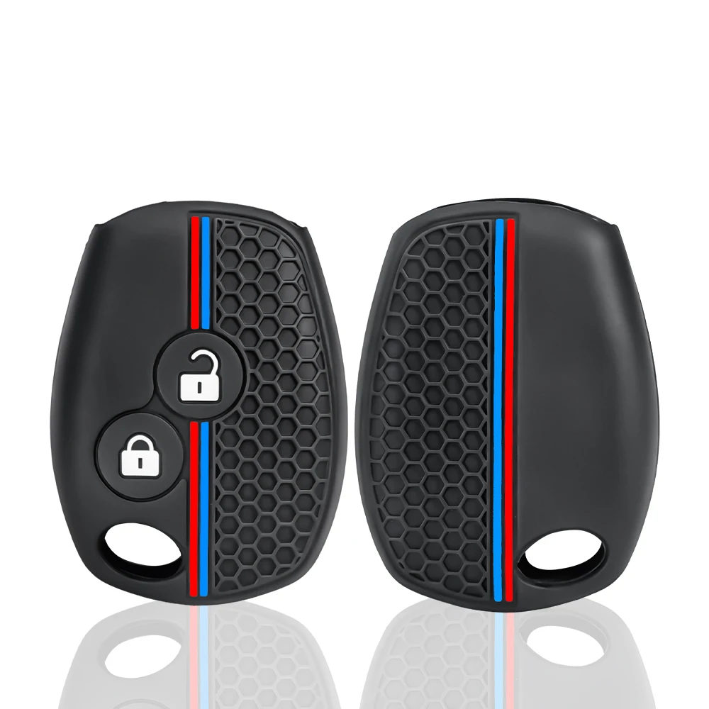 2 3 Buttons silicone car key case for renault trafic clio Duster Logan dacia sandero for Nissan terrano Almera