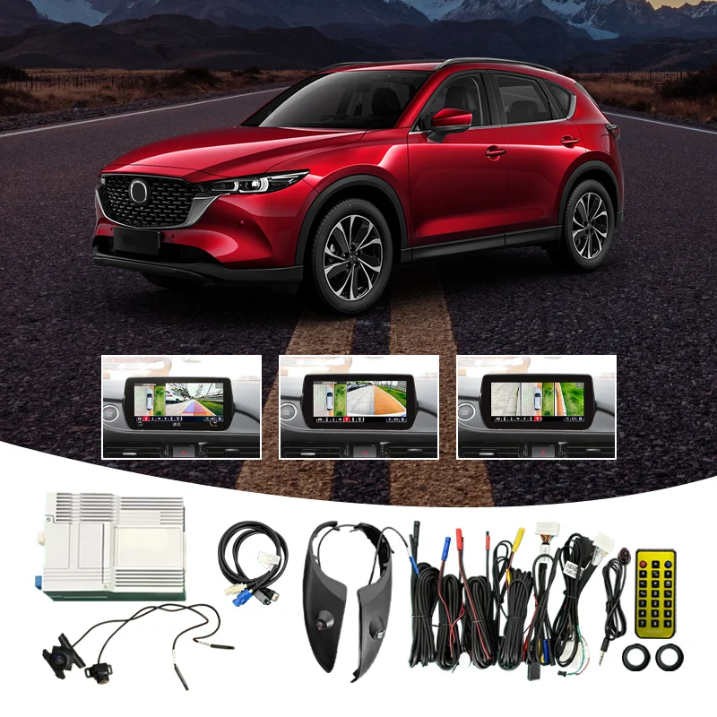 360 Degree AHD 1080P Panoramic Camera Around Bird View Parking Security System 3D AVM Car Camera