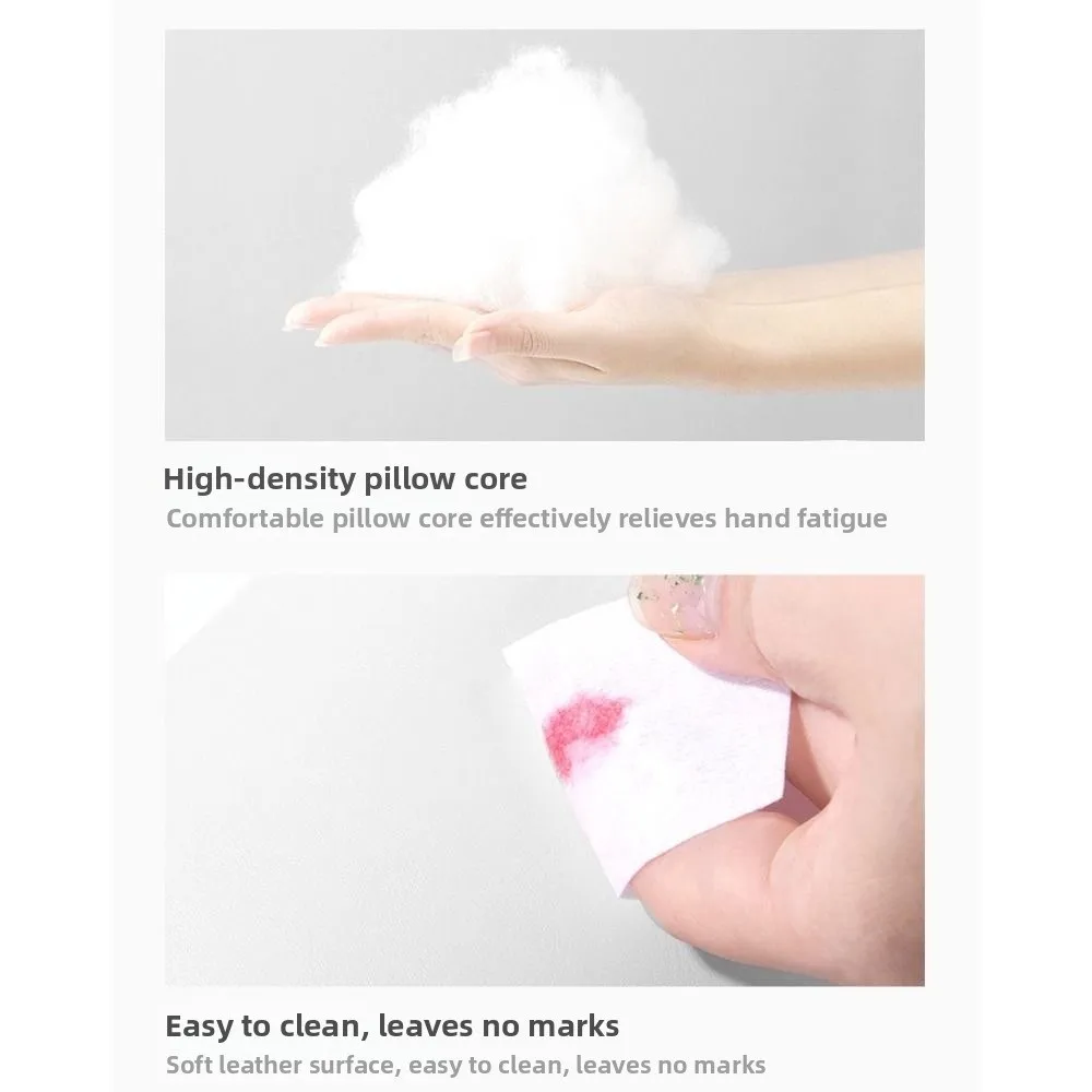 Oreiller de manucure en forme de U, Support de repose-bras ergonomique rotatif, hauteur réglable, Support de main pour Nail Art